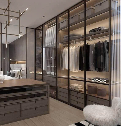 Cánh kính tủ quần áo, tủ rượu