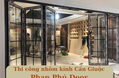 Thi công nhôm kính Cần Giuộc