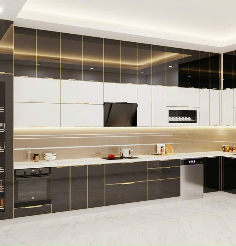 Bếp nhôm kính mẫu 06