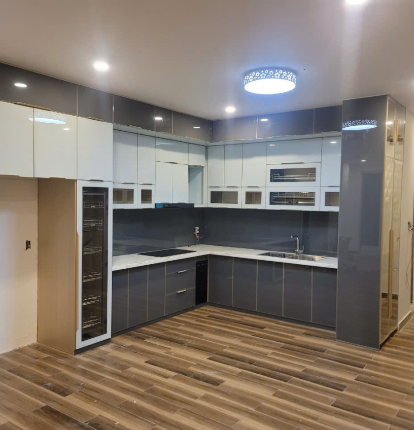 Bếp nhôm kính mẫu 08
