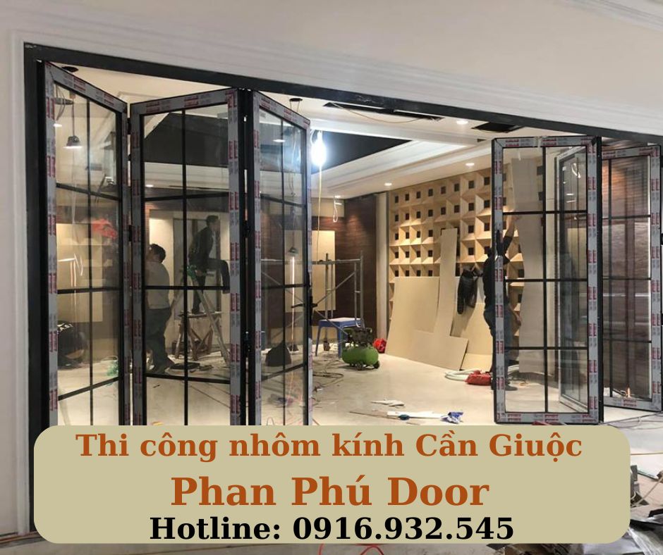 Thi công nhôm kính Cần Giuộc: Công ty Phong Phú Door
