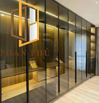 Cánh kính tủ quần áo, tủ rượu mẫu 01