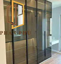 Cánh kính tủ quần áo, tủ rượu mẫu 01