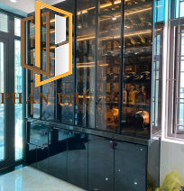 Cánh kính tủ quần áo, tủ rượu mẫu 05