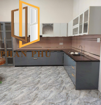 Bếp nhôm kính mẫu 02