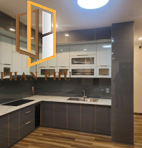 Bếp nhôm kính mẫu 08