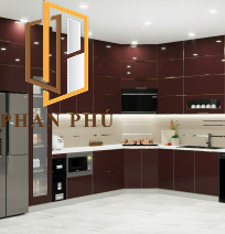 Bếp nhôm kính mẫu 02