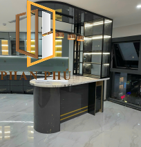 Bếp nhôm kính mẫu 09