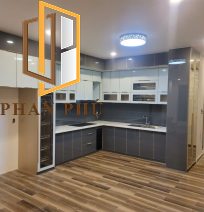 Bếp nhôm kính mẫu 08
