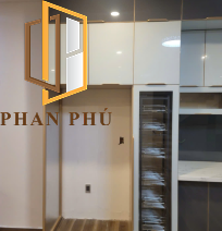 Bếp nhôm kính mẫu 08