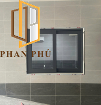 Cửa nhôm kính mẫu 04