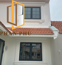 Cửa nhôm kính mẫu 04