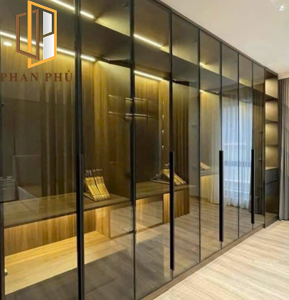 Cánh kính tủ quần áo, tủ rượu mẫu 01