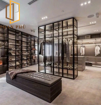 Cánh kính tủ quần áo, tủ rượu mẫu 02
