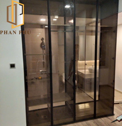 Cánh kính tủ quần áo, tủ rượu mẫu 06
