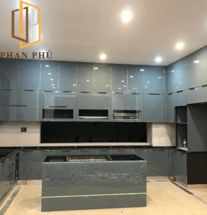 Bếp nhôm kính mẫu 01