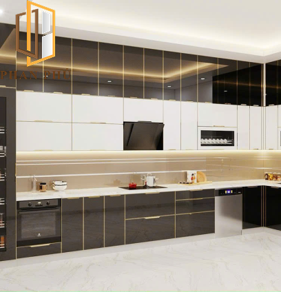 Bếp nhôm kính mẫu 06